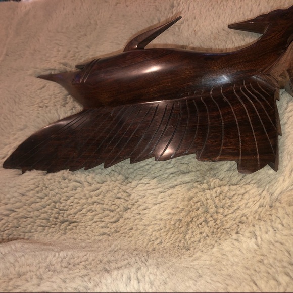 VTG Ironwood Sailfish Wood Statue Carving 14” - Picture 5 of 13